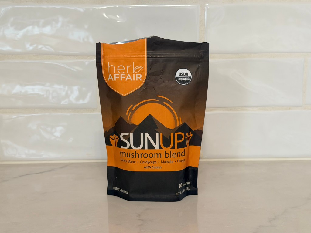 SUNUP Mushroom Blend by Herb Affair is the editor's pick for best mushroom coffee blend